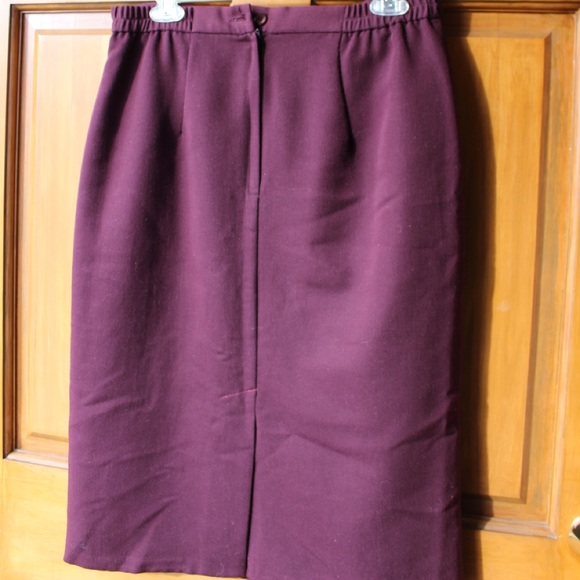 Plum midi skirt - Picture 5 of 6